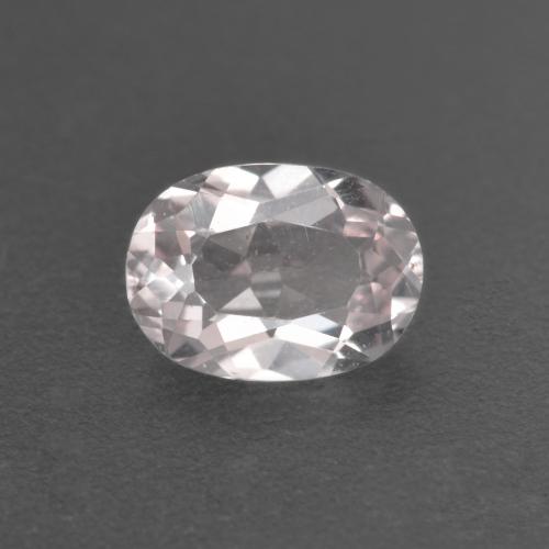 Morganite naturale rosa da 0,63 ct, taglio ovale, VS