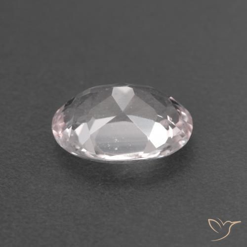 Morganite Rosa chiaro naturale da 0.80 ct, Ovale, VS