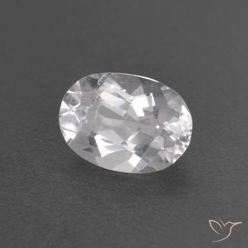 Morganite Rosa Molto Chiaro naturale da 0.63 ct, Ovale, VS