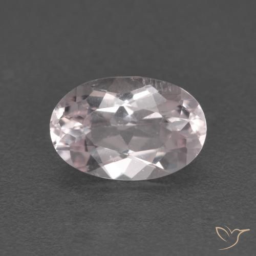 Morganite Rosa chiaro naturale da 0.79 ct, Ovale, VS