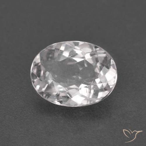 Morganite naturale rosa da 1,09 ct, taglio ovale, VS