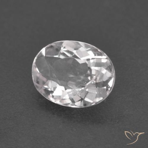 Morganite naturale rosa da 1,09 ct, taglio ovale, VS
