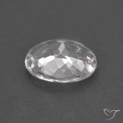 Morganite naturale rosa da 1,09 ct, taglio ovale, VS