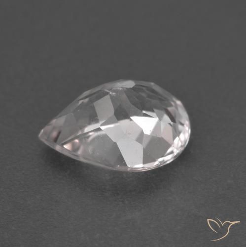 Morganite Rosa chiaro naturale da 1.88 ct, Forma a pera, VS