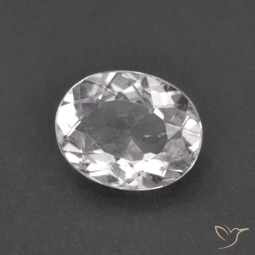 Morganite Rosa chiaro naturale da 1.50 ct, Ovale, VS