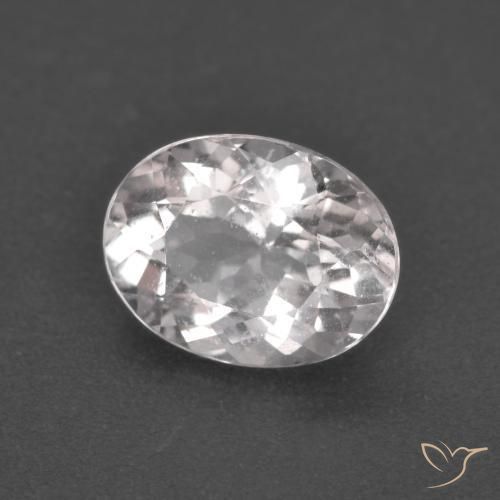 Morganite Rosa chiaro naturale da 1.73 ct, Ovale, VS