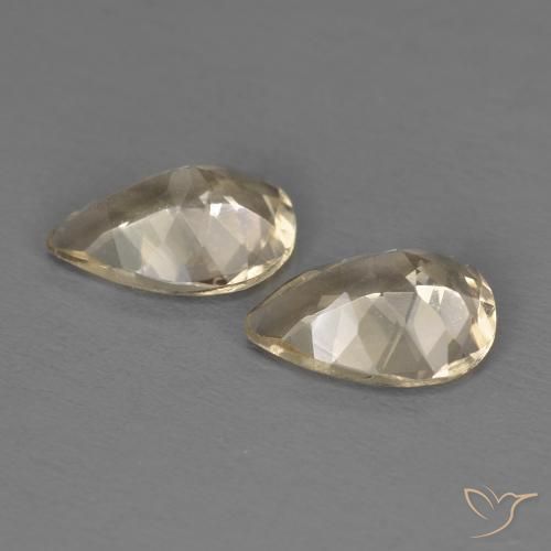 Gemme di Morganite Dorato chiaro naturale da 1.73 ct, Forma a pera, VS