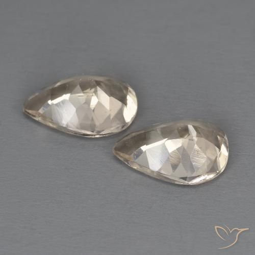 Gemme di Morganite Dorato chiaro naturale da 1.72 ct, Forma a pera, VS