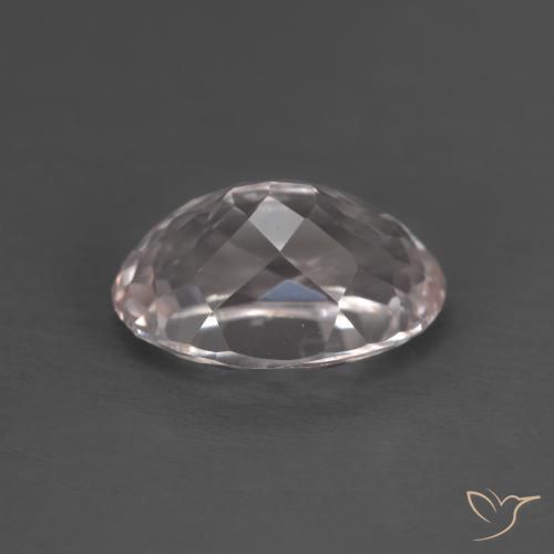 Morganite Rosa chiaro naturale da 2.58 ct, Ovale, VVS-VS