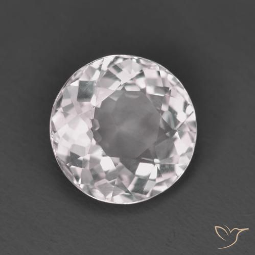 Morganite Rosa chiaro naturale da 1.61 ct, Rotondo, VS