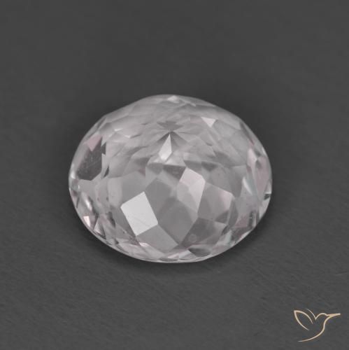 Morganite Rosa chiaro naturale da 1.61 ct, Rotondo, VS