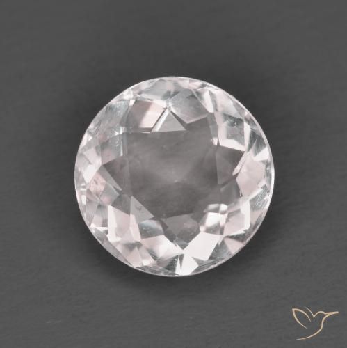 1.49ct Naturale Rosa chiaro Morganite, Rotondo, VS