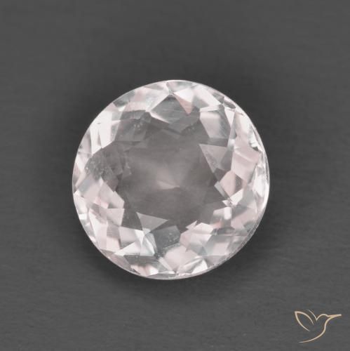 Morganite Rosa chiaro naturale da 1.49 ct, Rotondo, VS