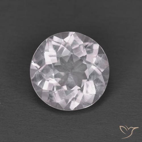 1.24ct Naturale Rosa chiaro Morganite, Rotondo, VS