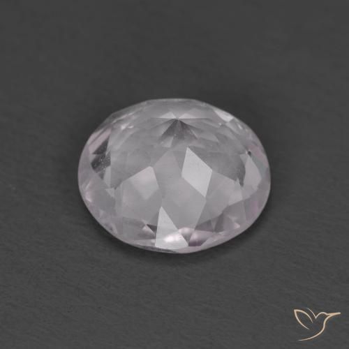 Morganite Rosa chiaro naturale da 1.24 ct, Rotondo, VS