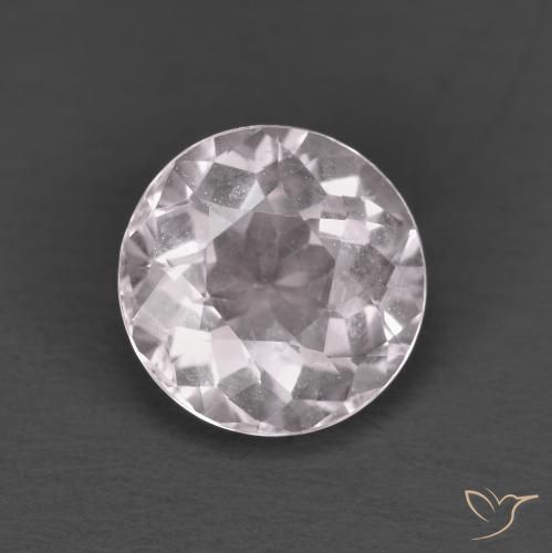 1.38ct Naturale Rosa chiaro Morganite, Rotondo, VS
