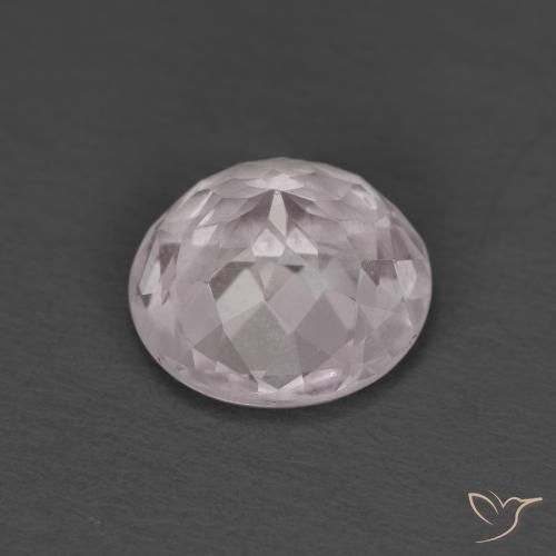Morganite Rosa chiaro naturale da 1.38 ct, Rotondo, VS