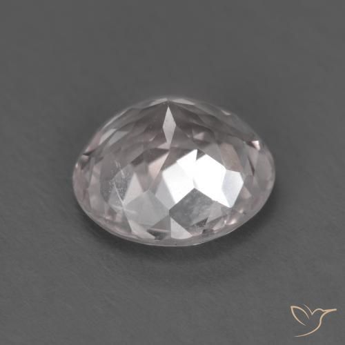 Morganite Rosa chiaro naturale da 1.54 ct, Rotondo, VVS-VS