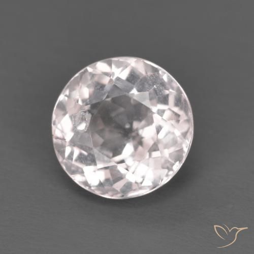 Morganite Rosa chiaro naturale da 1.46 ct, Rotondo, VS-SI