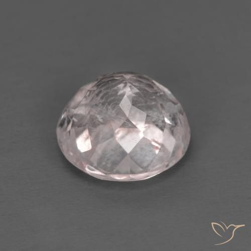 Morganite Rosa chiaro naturale da 1.40 ct, Rotondo, VS-SI