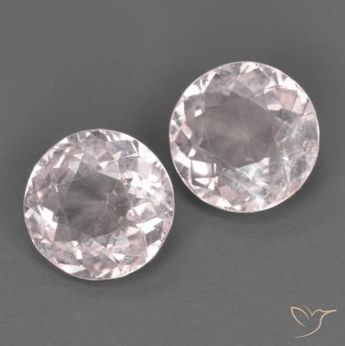 Gemme di Morganite Rosa chiaro naturale da 1.99 ct, Taglio rotondo, VS
