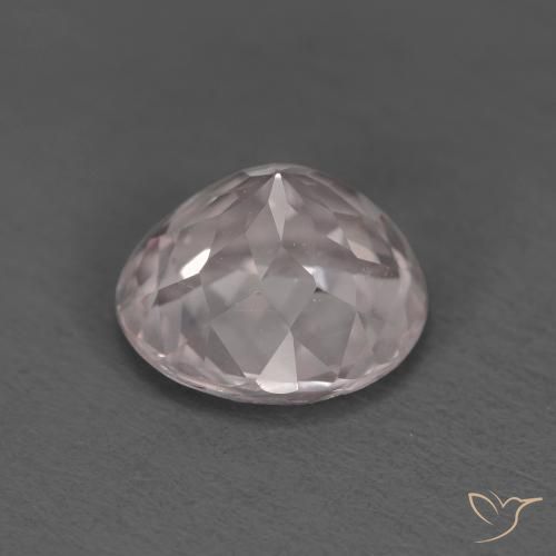 Morganite Rosa chiaro naturale da 1.54 ct, Rotondo, VVS-VS
