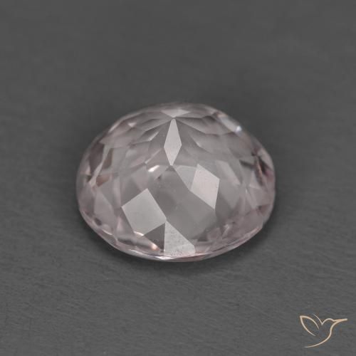 Morganite Rosa chiaro naturale da 1.63 ct, Rotondo, VVS-VS