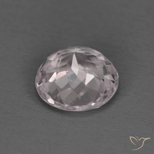 Morganite Rosa chiaro naturale da 1.47 ct, Rotondo, VVS-VS