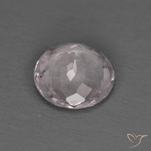 Morganite Rosa chiaro naturale da 1.22 ct, Rotondo, VVS-VS