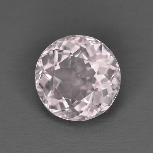 Morganite naturale rosa da 1,85 ct, taglio rotondo, VVS-VS