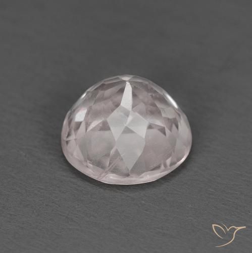 Morganite Rosa chiaro naturale da 1.38 ct, Rotondo, VS