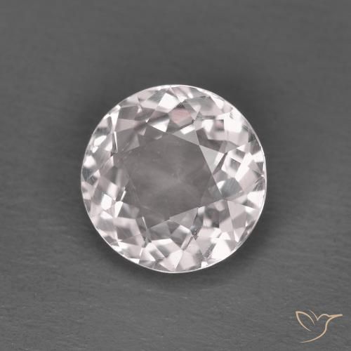 Morganite Rosa chiaro naturale da 1.40 ct, Rotondo, VS