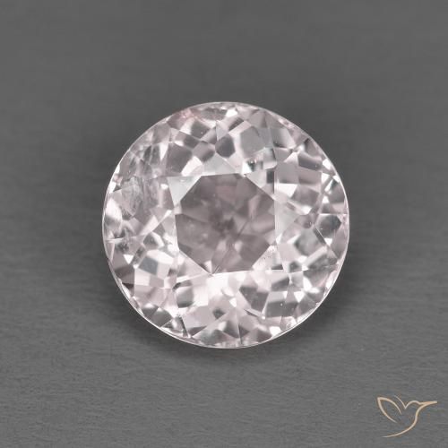 1.52ct Naturale Rosa chiaro Morganite, Rotondo, VS