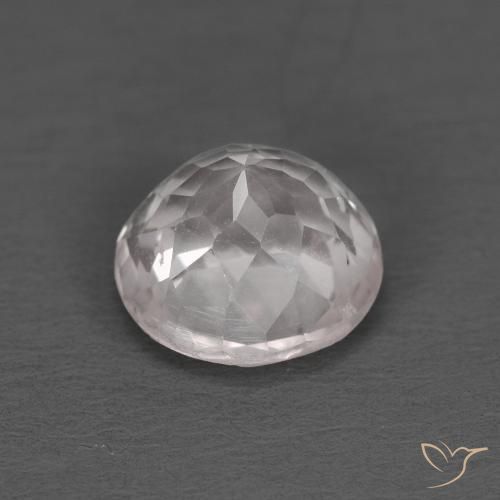 Morganite Rosa chiaro naturale da 1.47 ct, Rotondo, VS
