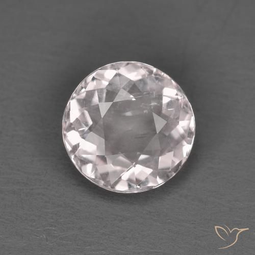 1.13ct Naturale Rosa chiaro Morganite, Rotondo, VS
