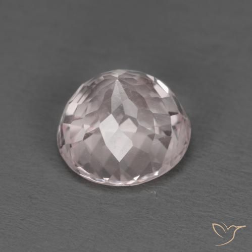 Morganite naturale rosa da 1,63 ct, taglio rotondo, VS