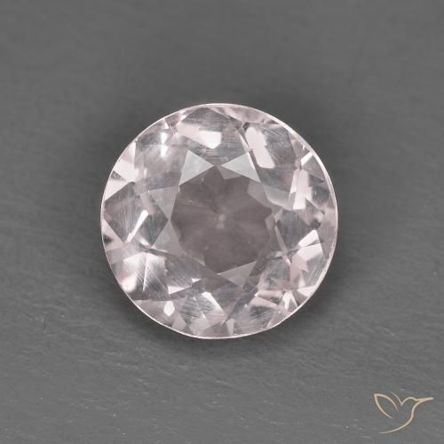 1.19ct Naturale Rosa chiaro Morganite, Rotondo, VS