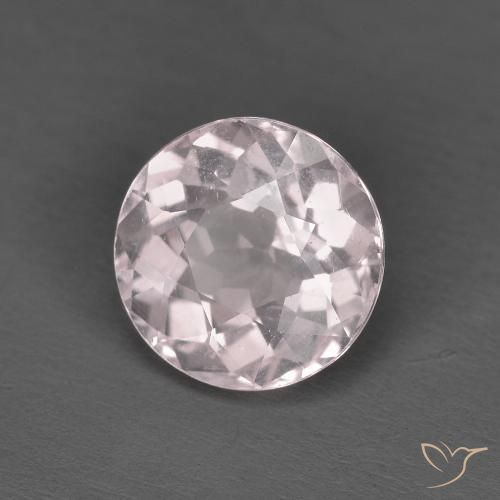 1.45ct Naturale Rosa chiaro Morganite, Rotondo, VS