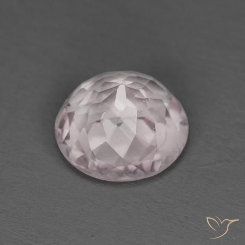 Morganite Rosa chiaro naturale da 1.45 ct, Rotondo, VS