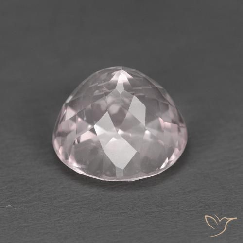 Morganite rosa fenicottero naturale da 1.84 ct, Rotondo, VS