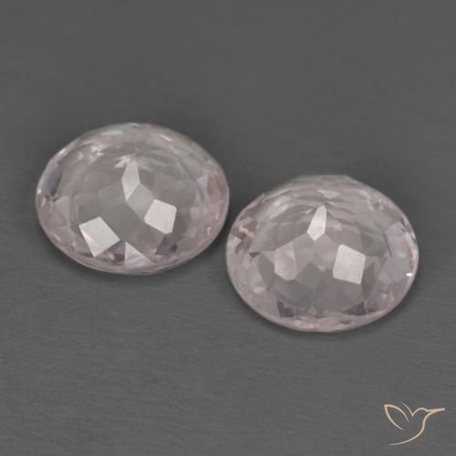 Gemme di Morganite Rosa chiaro naturale da 2.10 ct, Rotondo, VVS-VS