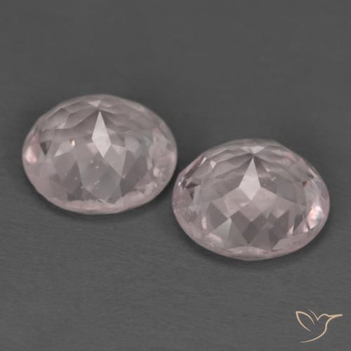 Morganite naturale rosa da 2,19 ct, taglio rotondo, VS