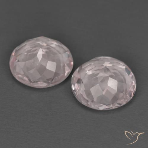 Gemme di Morganite Rosa chiaro naturale da 2.65 ct, Taglio rotondo, VS