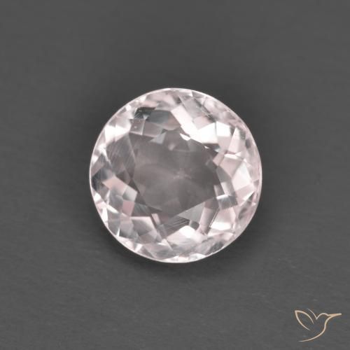 1.35ct Naturale Rosa chiaro Morganite, Rotondo, VS