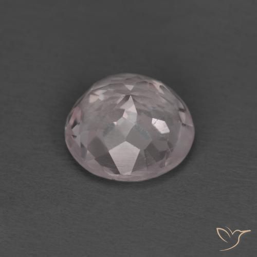 Morganite Rosa chiaro naturale da 1.36 ct, Rotondo, VS