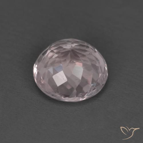 Morganite rosa fenicottero naturale da 1.60 ct, Rotondo, VS
