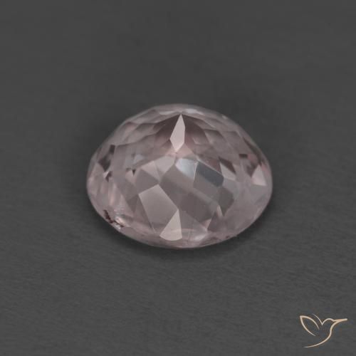 Morganite Rosa chiaro naturale da 1.34 ct, Rotondo, VS