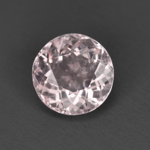 Morganite naturale rosa da 1,60 ct, taglio rotondo, VS