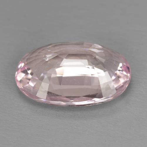 Morganite Rosa Chiaro Bubblegum naturale da 6.14 ct, Taglio ovale, VVS