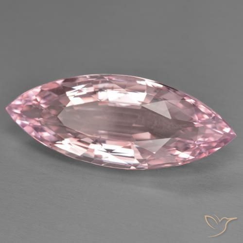 Morganite Rosa chiaro gomma da masticare naturale da 13.37 ct, Taglio marquise, VS
